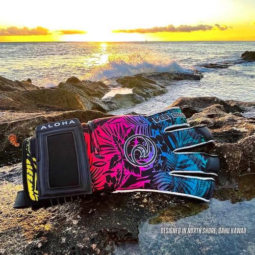 West Coast Helix Aloha Black Soccer Goalkeeper Gloves - Primary Image