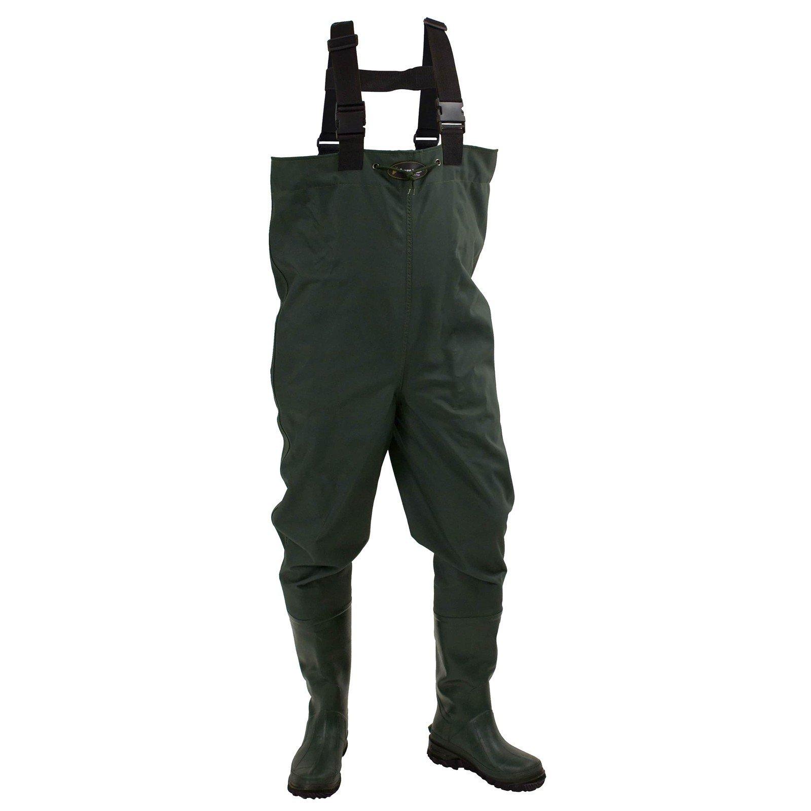 Men's Frogg Toggs Cascades 2-Ply Bootfoot Poly/Rubber Felt Chest Waders