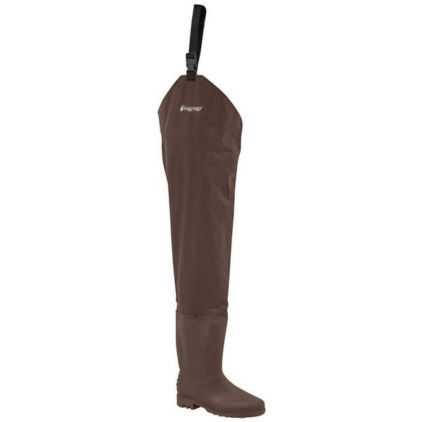 Men's Frogg Toggs Rana PVC Lug Sole Hip Waders Adult 3 Brown