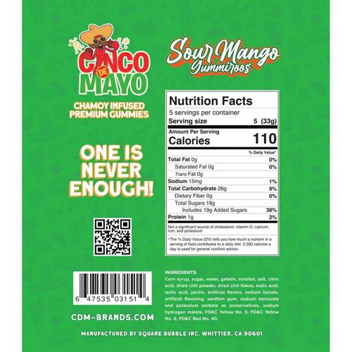 Cinco De Mayo Sour Mango Gummiroos - Primary Image