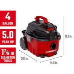 Craftsman Wet/Dry Vacuum - 4 Gal - Thumbnail 2 of 5