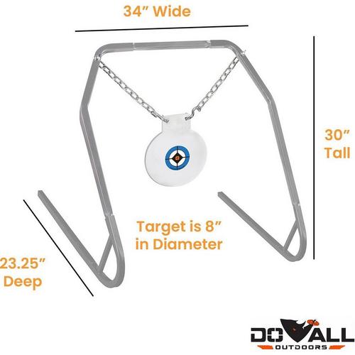Do-All Range Ready High Cal Steel Gong Stand - Primary Image