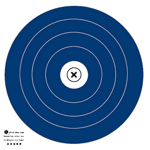 Maple Leaf NFAA Indoor Single Spot Paper Archery Targets - Primary Image