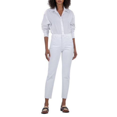 Women's KUT from the Kloth Rachael Raw Hem Relaxed Fit Mom Jeans - Primary Image