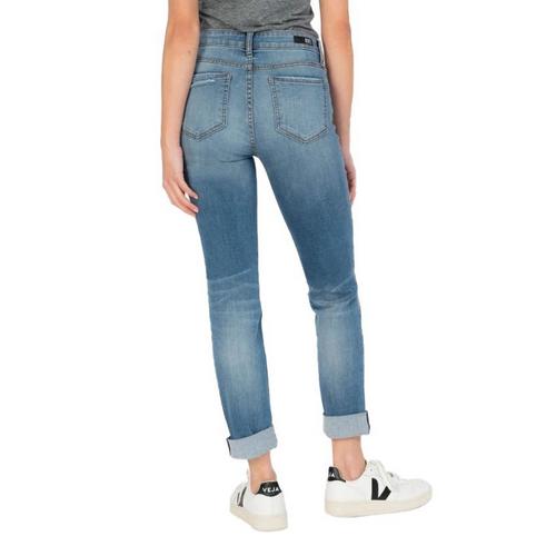 Women's KUT from the Kloth Catherine Boyfriend Loose Fit Straight Ankle Jeans - Primary Image