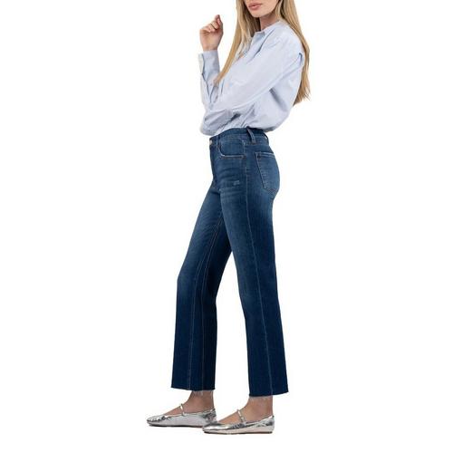 Women's KUT from the Kloth Kelsey Ankle Slim Fit Flare Ankle Jeans - Primary Image