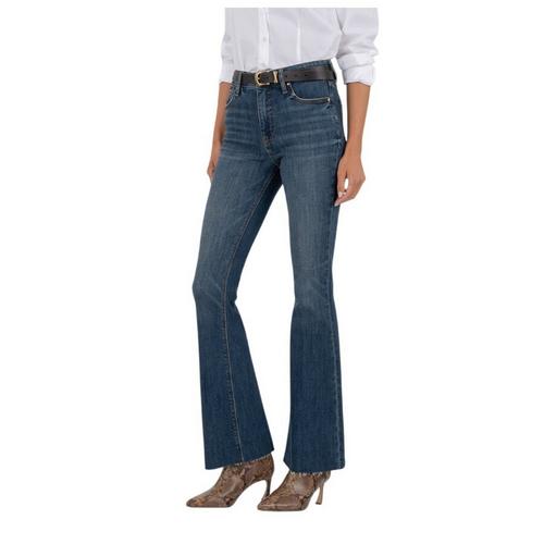 Women's KUT from the Kloth Stella Raw Hem Slim Fit Flare Jeans - Primary Image