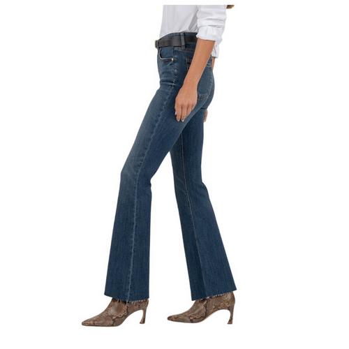 Women's KUT from the Kloth Stella Raw Hem Slim Fit Flare Jeans - Primary Image