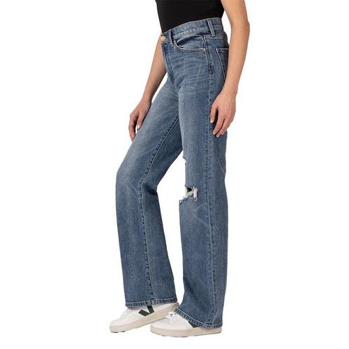 Women's KUT from the Kloth Sienna Relaxed Fit Wide Leg Jeans - Primary Image