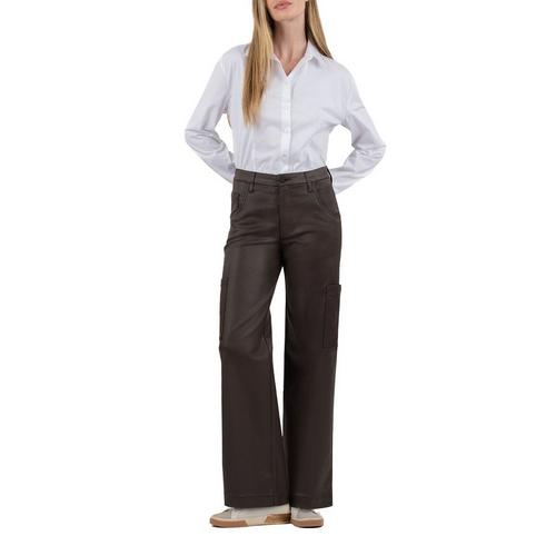 Women's KUT from the Kloth Jodi Coated Wide Leg Jeans - Primary Image