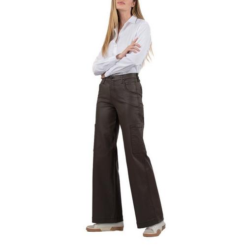 Women's KUT from the Kloth Jodi Coated Wide Leg Jeans - Primary Image