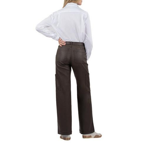 Women's KUT from the Kloth Jodi Coated Wide Leg Jeans - Primary Image