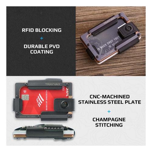 Trayvax Wallets Contour Cash Strap Wallet - Primary Image