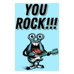 Bald Guy Greetings You Rock Card - Thumbnail 1 of 3