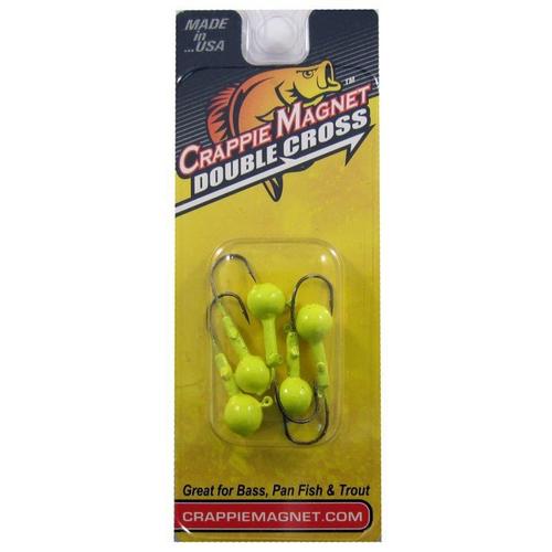 Crappie Magnet Double Cross Jig Heads 5 Pack - Primary Image