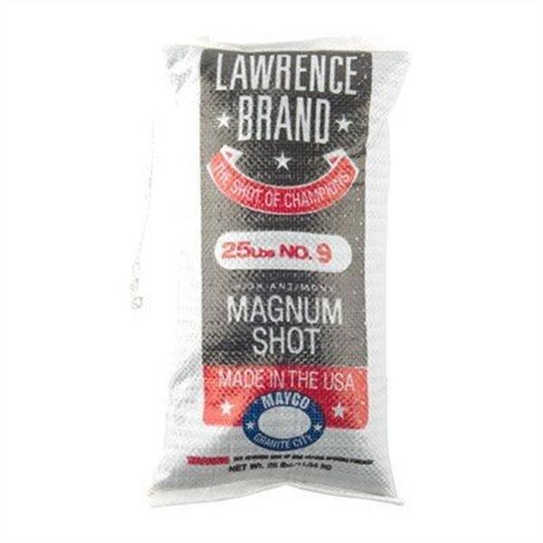 Lawrence Magnum Lead Shot 25lb Bag