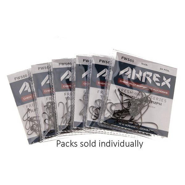 AHREX FW 560 Nymph Traditional Barbed Hooks