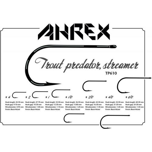 Ahrex 610 Trout Predator Streamer Hooks - Primary Image