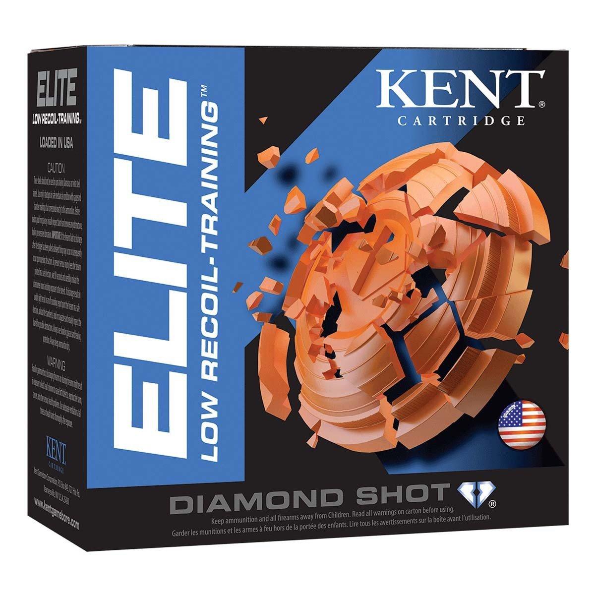 Kent Cartridge Elie Low Recoil-Training t 12 Gauge Shotshells 25 Round Box