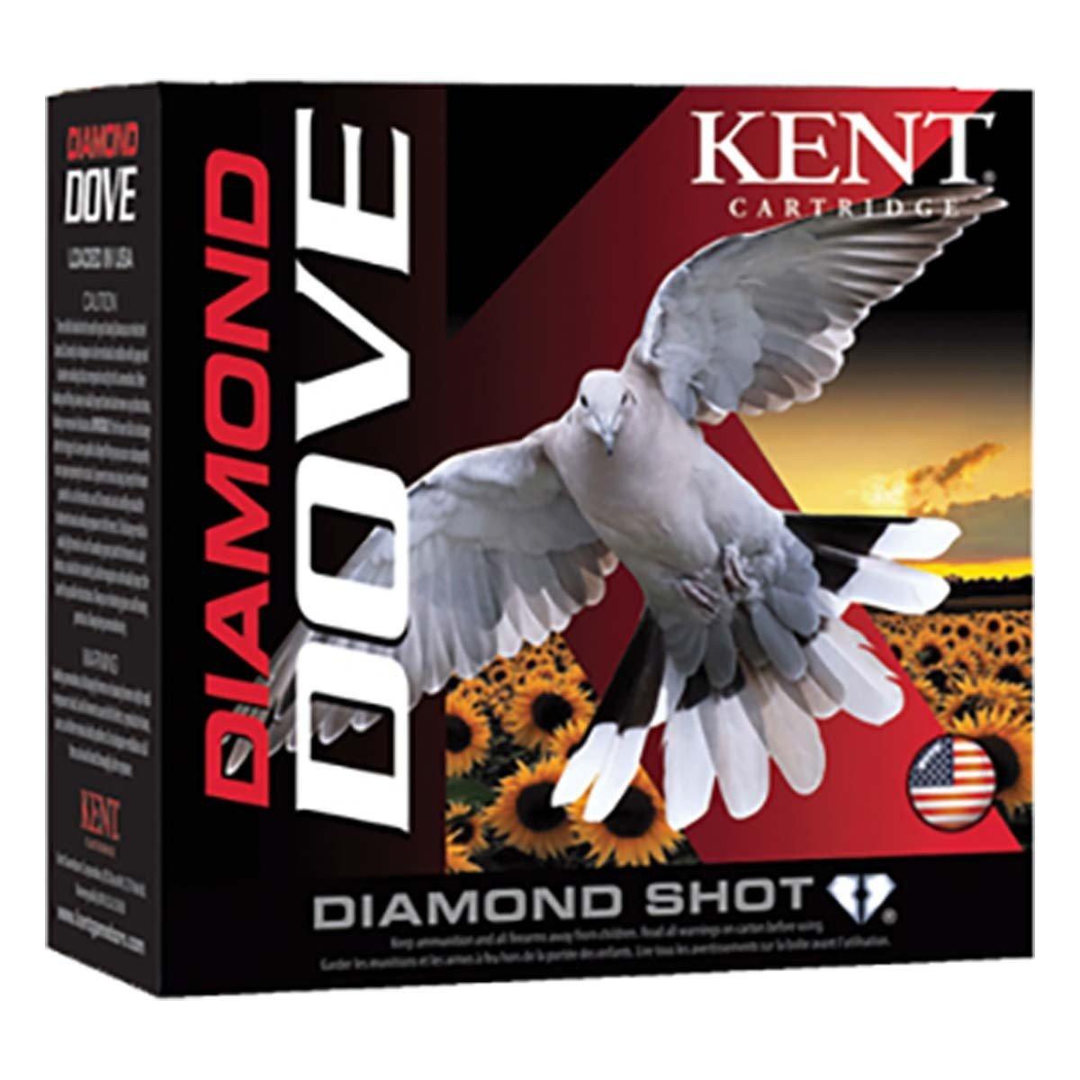 Kent Cartridge Diamond Dove Shotshells 12 Gauge Shotshells 25 Round Box - Kent Cartridge