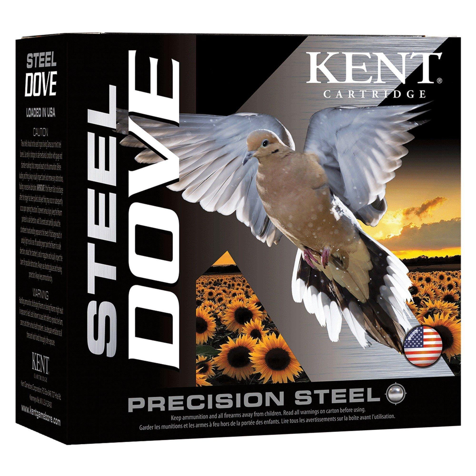Kent Cartridge Steel Dove 12 Gauge Shotshells 25 Round Box