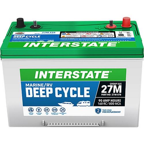Interstate Marine/RV Deep Cycle Battery 27M-EFB - Primary Image