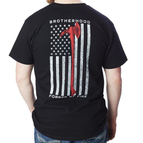 Men's Bone Head Outfitters Red Line Flag T-Shirt - Primary Image