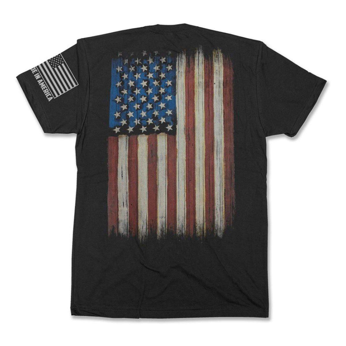 Men's Bone Head Outfitters USA Weathered Flag T-Shirt - Bone Head Outfitters