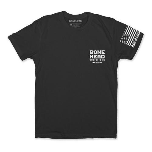 Men's Bone Head Outfitters USA Weathered Flag T-Shirt - Primary Image