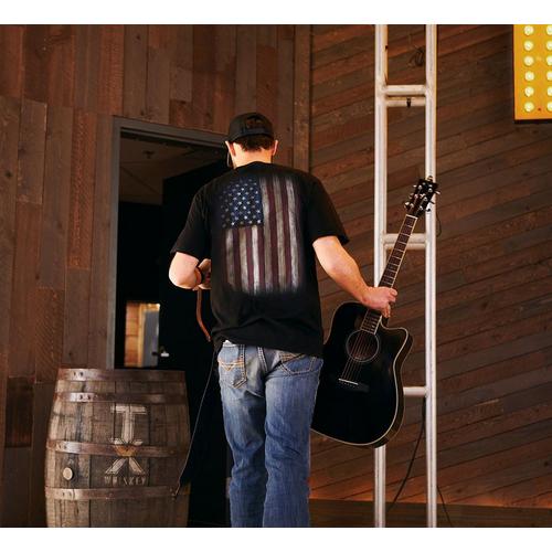 Men's Bone Head Outfitters USA Weathered Flag T-Shirt - Primary Image