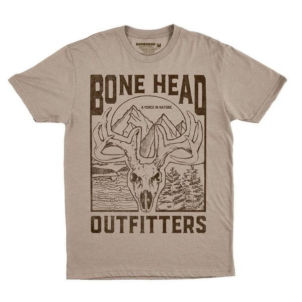 BONE HEAD OUTFITTERS Men's  Force in Nature T-Shirt