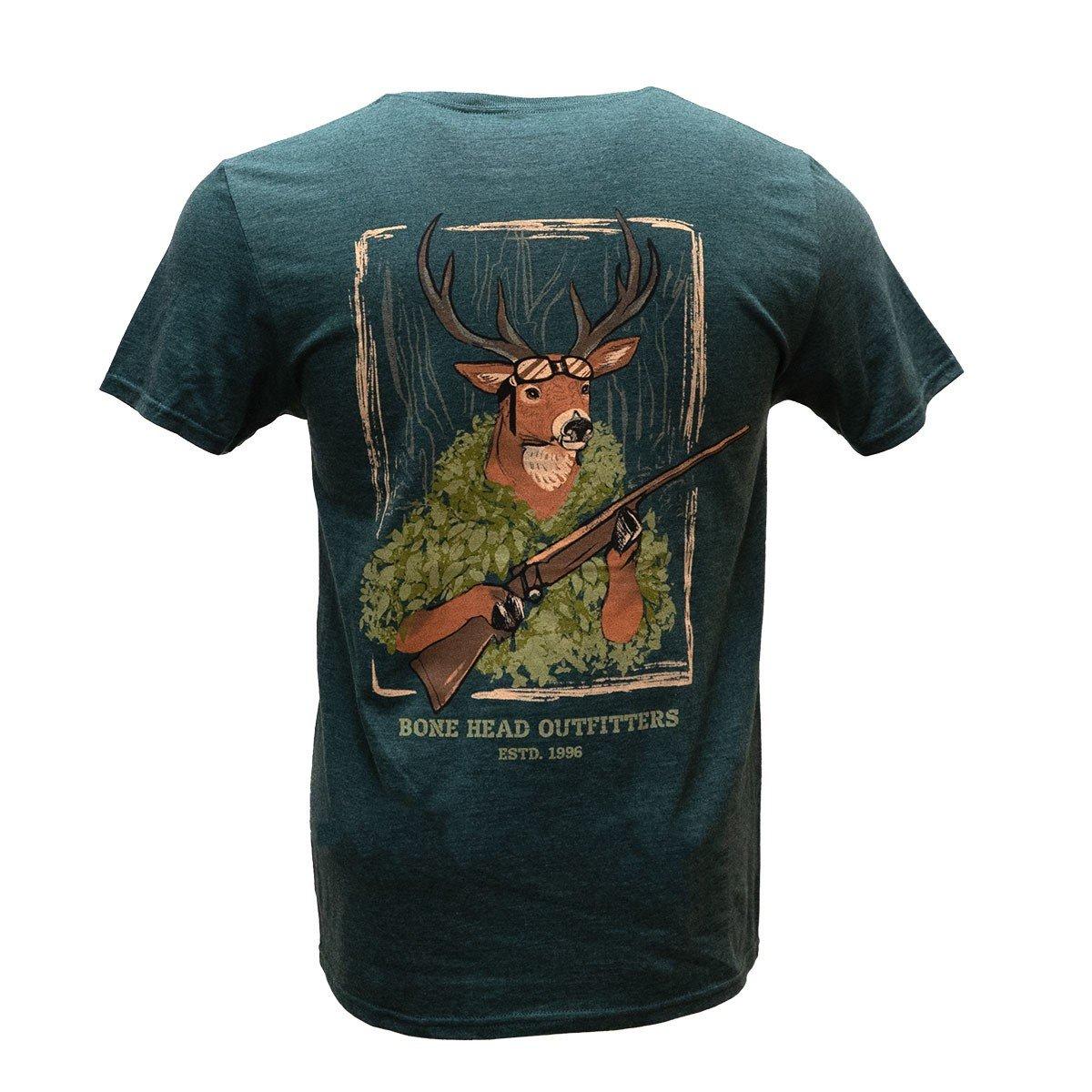 Men's Bone Head Outfitters Ghillie Deer T-Shirt - Bone Head Outfitters