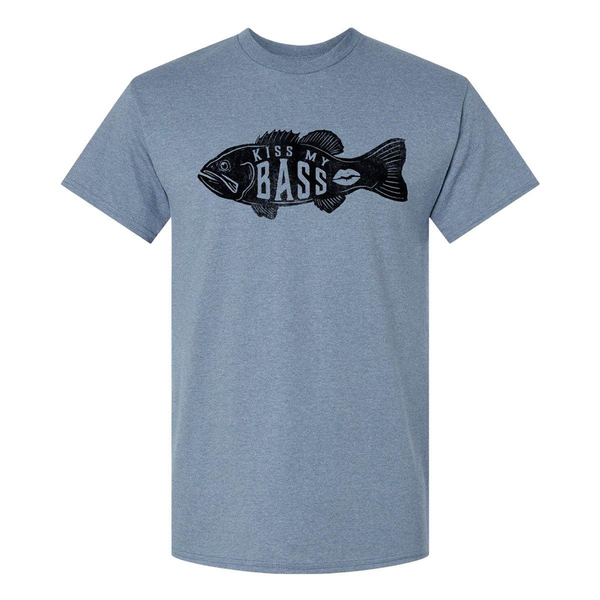 Men's Bone Head Outfitters Kiss My Bass T-Shirt - Bone Head Outfitters