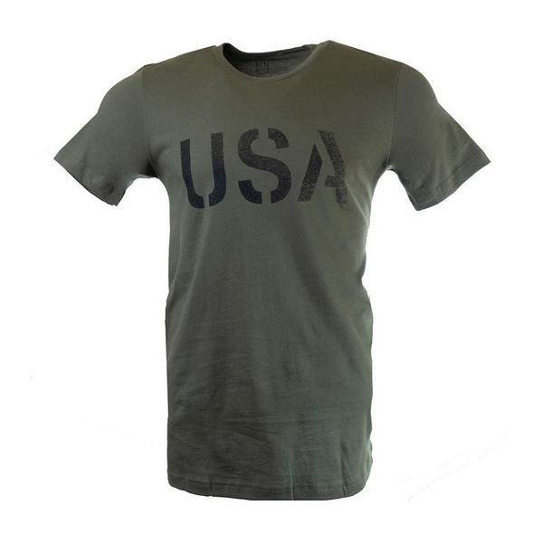 BONE HEAD OUTFITTERS Men's  USA Stencil T-Shirt