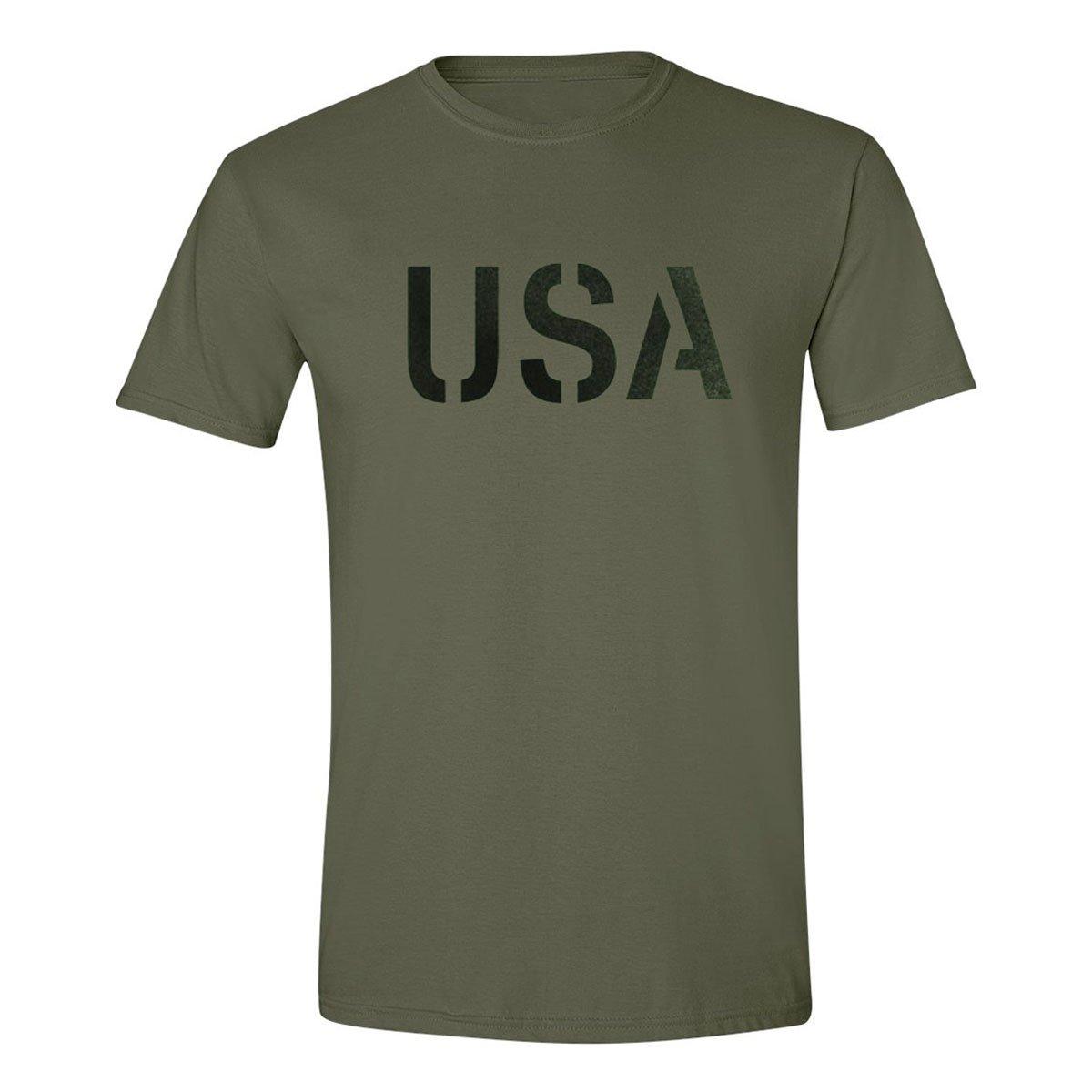 Men's Bone Head Outfitters USA Stencil T-Shirt - Bone Head Outfitters