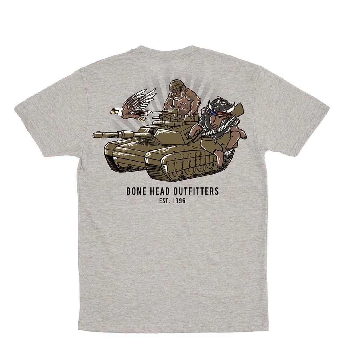Men's Bone Head Outfitters Tank Squad T-Shirt - Bone Head Outfitters