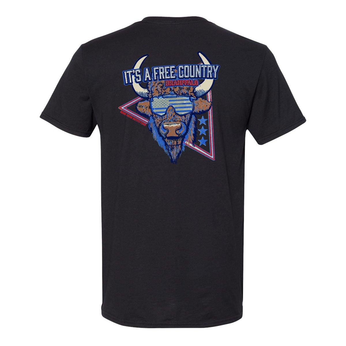 Men's Bone Head Outfitters Free Country T-Shirt - Bone Head Outfitters