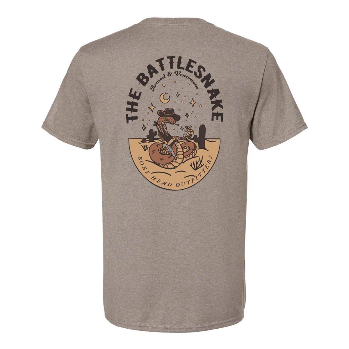 Men's Bone Head Outfitters Battlesnake T-Shirt - Bone Head Outfitters