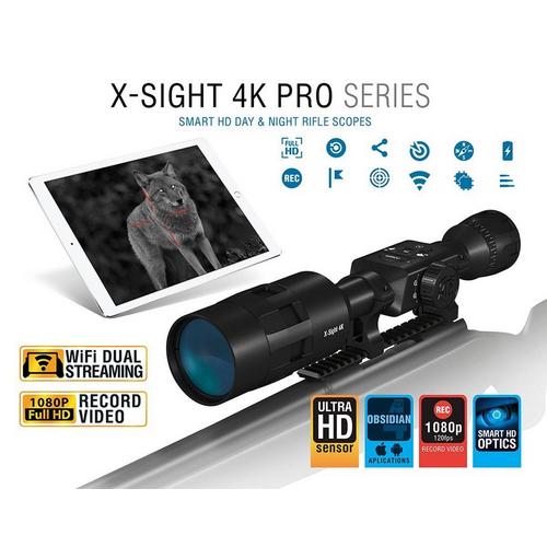 ATN X-Sight 4K Pro 3-14x50 Smart Day/Night Riflescope - Primary Image