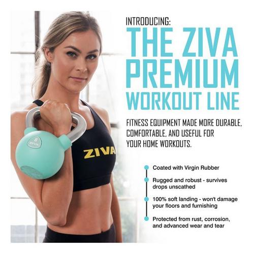 ZIVA Chic Functional Workout Kit - 6 lb Chic Medicine Ball, 15 lb Chic Kettlebell, Chic Speed Jump Rope - Primary Image