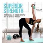 ZIVA Chic Functional Workout Kit - 6 lb Chic Medicine Ball, 15 lb Chic Kettlebell, Chic Speed Jump Rope - Thumbnail 3 of 5
