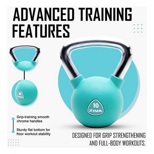 ZIVA Chic Functional Workout Kit - 6 lb Chic Medicine Ball, 15 lb Chic Kettlebell, Chic Speed Jump Rope - Primary Image