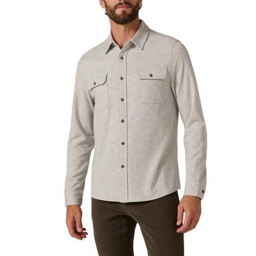 Men's 7 Diamonds Generation Solid Long Sleeve Flannel - Primary Image