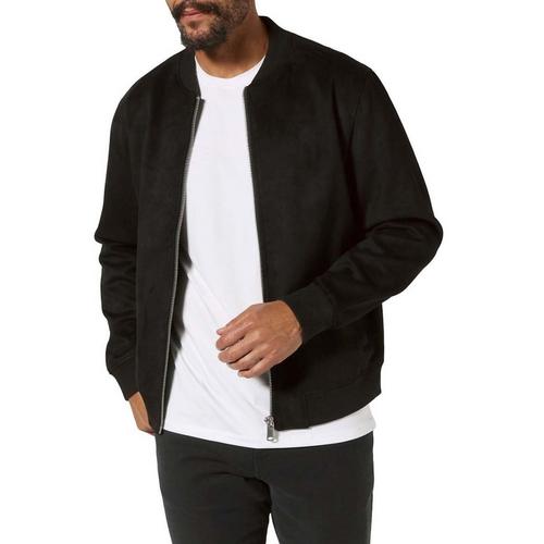 Men's 7 Diamonds Evolution Suede Bomber Jacket - Primary Image