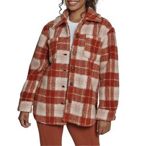 Women's 7Diamonds Generation Sherpa Plaid Shacket