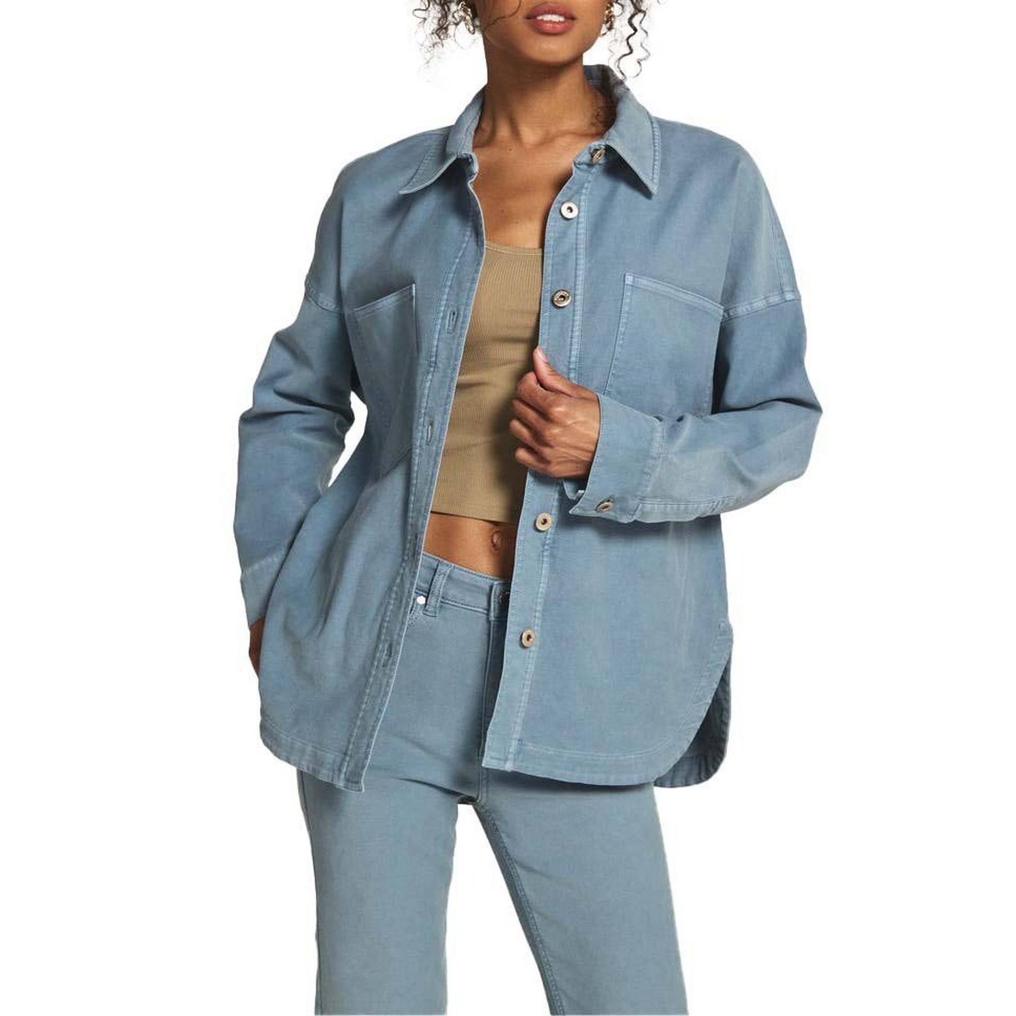 Women's 7 Diamonds Generation Long Sleeve Oversized,Shacket
