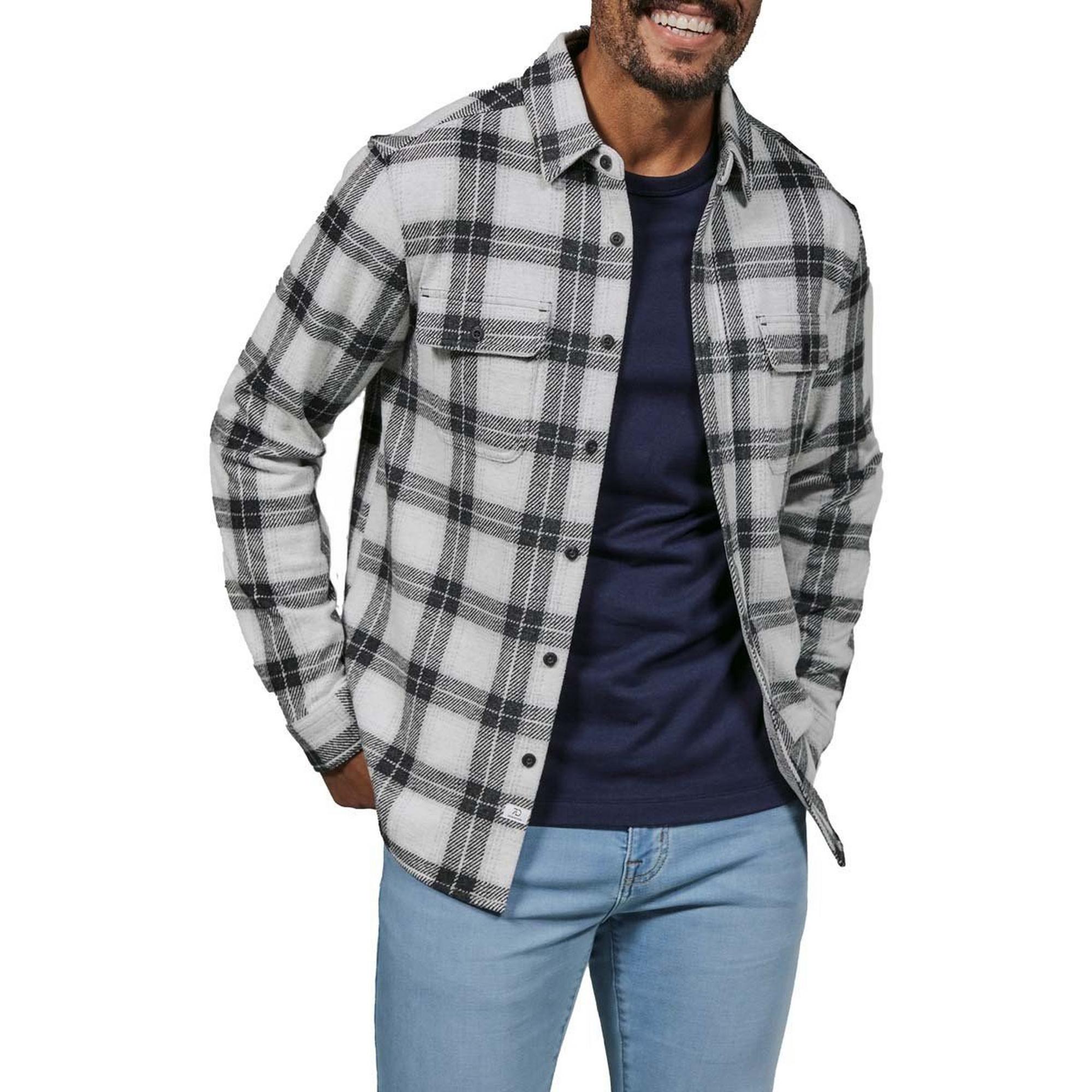 Men's 7 Diamonds Generation 4-Way Stretch Long Sleeve Flannel