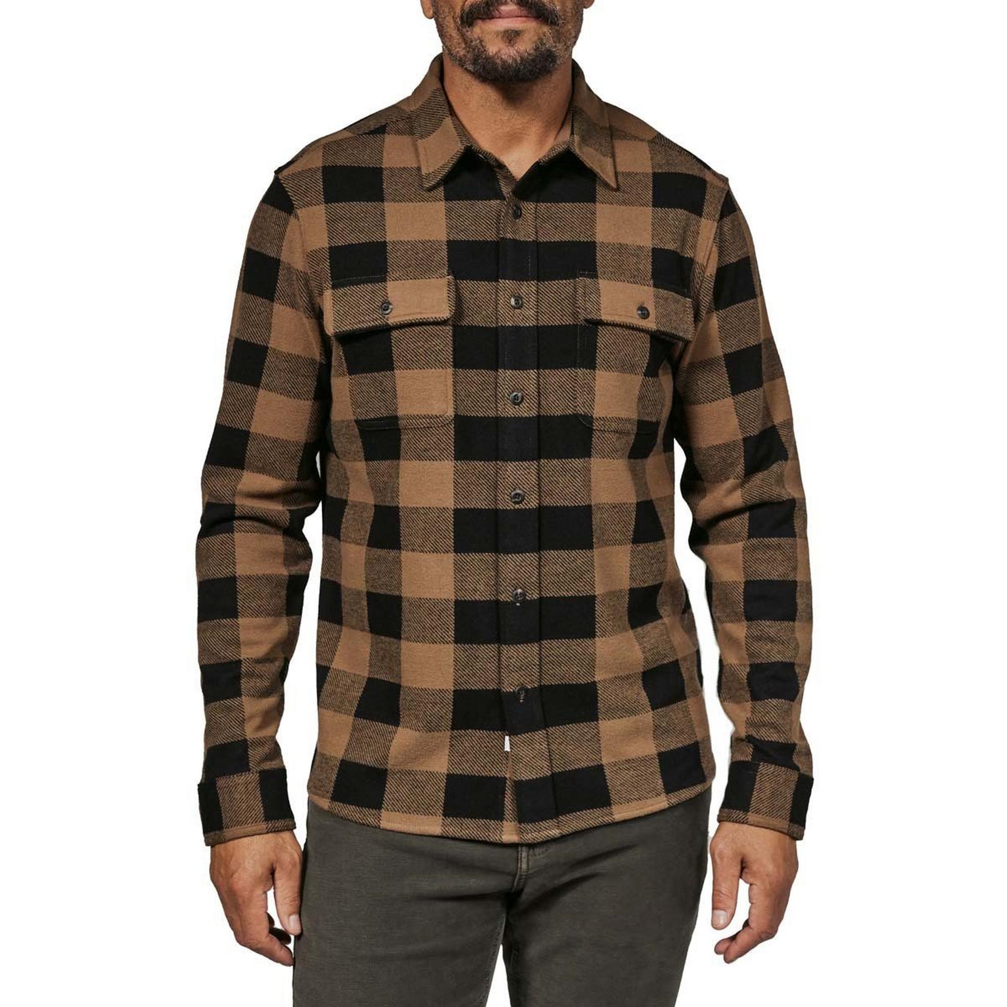 Men's 7 Diamonds Generation 4-Way Stretch Long Sleeve Flannel