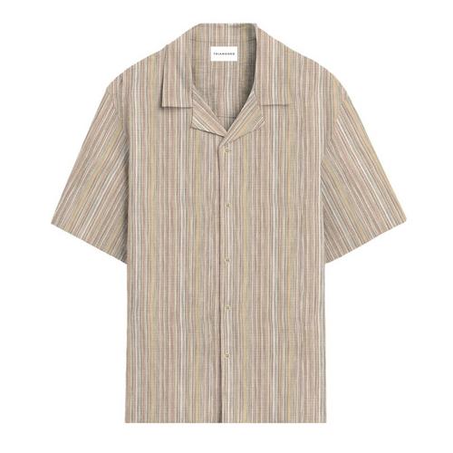 Men's 7 Diamonds Verve Striped Camp Button Up Shirt - Primary Image