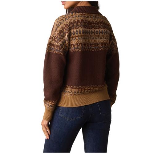 Women's The Normal Brand Fair Isle Polo Pullover Sweater - Primary Image
